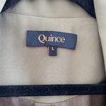 Quince Olive Green Stretch Crepe Women's Open Blazer Size Large Photo 5