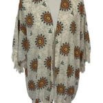 Daniel Rainn  Kimono Cardigan XS Small Boho Floral Open Front Layer Photo 0