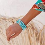 VICI KARMA BEADED BRACELET - TURQUOISE Photo 5