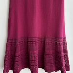 Zac Posen Casual 3/4 Sleeve Dress with Cutouts, Berry, Size Small Photo 13