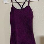 Lululemon purple black heather tank top built in bra 2 Photo 5