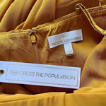 Dress the Population  Cambria Gown Twist Bodice Honey Size XXS NEW Photo 9