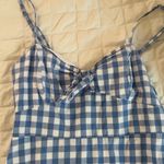 Lumière Blue Gingham Dress   Photo 1