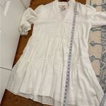 Emily McCarthy Dress Women’s White Frankie Mini Size Medium Photo 11