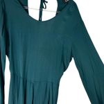 Lulus Moments That Last Hunter Green LS Cutout Jumpsuit XL Photo 10