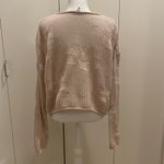 En Crème boho tan long sleeve sweater Med Photo 2