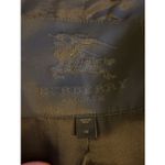 Burberry  Prorsum Cotton Blend Long Pleated Black Double Breasted Trench Coat 38 Photo 13