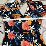 Band of Gypsies  No Woman No Cry Maxi Dress Faux Wrap LS Hi Lo Ruffle Hem,size S Photo 6