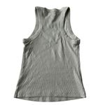 & Other Stories & Other Stories Ivory Ribbed Metallic Sleeveless Tank Top Women Sz Small | 70-24 Photo 1