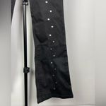 Milly Vintage  Jeans Black Studded Y2K‎ Bell Bottom Flared Denim Photo 1