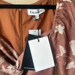 En Saison Monet Midi Puff Sleeve Square Neck Dress NWT Size XS Brown Photo 4