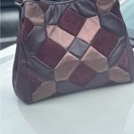 Coach Patchwork Leather Shoulder Bag
- Purple and Burgundy Photo 9