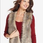Grace Elements  Open Front Faux Fur Vest Photo 0