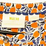 Anthropologie  Maeve Women’s Size‎ Small Orange Printed Button Front Top Photo 2