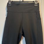 Popfit Women's Pop fit Black Solid Pocketed Full Length Gym Leggings Size Small EUC Photo 2