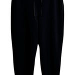 Spanx AirEssentials Sweatpants Women M Black Tapered Drawstring Athleisure Pant Photo 0