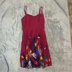 Old Navy  Purple Tropical Floral Print Fit & Flare Summer Sundress Size Small Photo 2