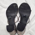 A New Day  Double Strap Snake Print Block Heels In Size 10 Photo 2