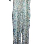 Show Me Your Mumu  Studio Halter Jumpsuit In White Sparkle Sequins Photo 5