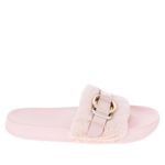 NIB Urban Sport by J/Slides Bravo Pink Plush Slide Sandals Women's Size 8 Photo 1