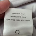 Ellen Tracy silver metallic lace fit and flare sleeveless dress size 14 Photo 7