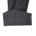 Trina Turk Women's Size 12 Gray Cuffed, Cropped, Dress Pants Photo 4