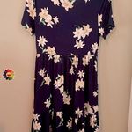 👗Women's Short Sleeve Casual Ruffle Swing Dress w/pockets👗~small 🆕 Photo 6