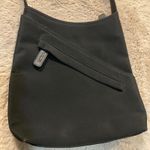 Talbots Black Polyester Shoulder Crossbody Bag Pockets 10"x10" Womens Photo 1