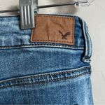 American Eagle AEO Tomgirl Heavily Distressed Denim Jeans Photo 9