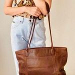 Coach  Rare vintage large brown tote with zipper closure Photo 0