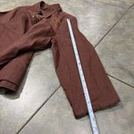 Richard Malcolm 100% Linen Button Down Brown Shirt Sz L Foral Beaded Boho Casual Size L Photo 7