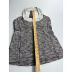 Lululemon Cool‎ Racerback Tank Top Size 10 Gray White Heathered Athletic Photo 2