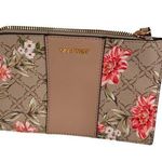 Nine West  Begonia Floral Logo Wristlet Photo 0