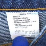 Cruel Girl Jeans Women 5R (28x32) Slim Blue Riding Jeans Mid Rise Dark Wash NWOT Photo 8