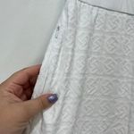 J. McLaughlin  Agnes Skort Small NWT $168 Catalina Ruffle Athletic White Jacquard Photo 1