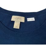 Loft Women Size XS Knit Sweater Dress Blue Rhinestones Stretch 15-141 Photo 7