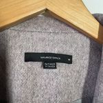 Maurice Tarica Coat Women Size 10 Purple Gray Pea Coat Wool Blend Long Line Photo 5