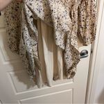 Hyacinth House Puff Sleeve Lavender Floral Ruffle Freesia Mini Dress Blue Size M Photo 14