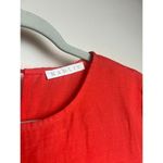 Karlie  Orange Linen Babydoll Dress Sz. M Photo 3