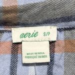 Aerie NWT  Oversized Plaid Flannel Shirt Size Small Photo 3