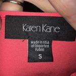 Karen Kane  coral lace up peasant/boho blouse Photo 1