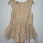 Gracia  Mesh Peplum Top Photo 2