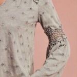 Anthropologie Eyelet Bell Sleeve Crochet Top Photo 2