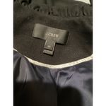 J.Crew  Black Ruffle Collar Peplum Jacket Blazer Womens Size 00 Photo 4