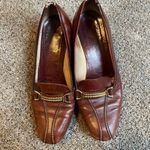 Gucci Heels Are Vintage leather brown in color.. needs a good polish. In great condition no Flaws. Photo 16