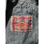 Revolt Denim Overalls with Floral Details Size 18 Blue Photo 3