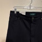 Calvin Klein Lauren Ralph Lauren Premier Straight Pants Women’s 14 Black Mid Rise Photo 6