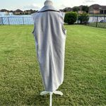 Joie  Women's Gray Duster Sleeveless Coat vest Photo 4