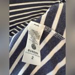 Sundry  Navy and White Striped Top 2 Photo 2