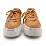 Nike Court Vision Alta Platform Sneakers Women’s Sz 8.5 Light Cognac Tan Leather Photo 5
